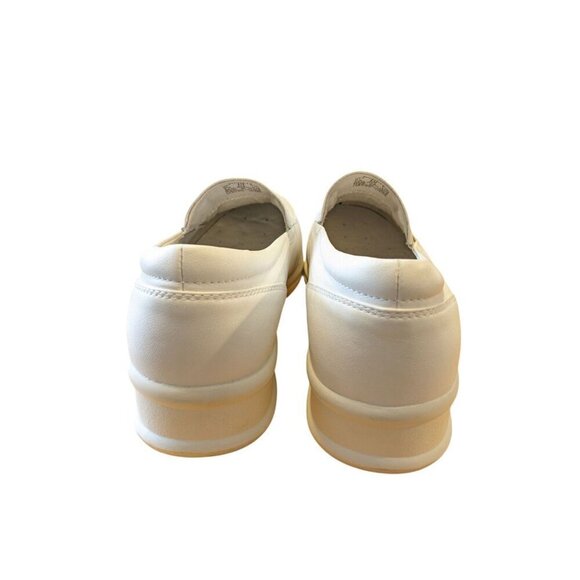Propet Ortho WPRX13 Womens 10 Nursing Temple Shoe Loafers Slip On White Leather - Picture 4 of 7
